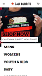 Mobile Screenshot of cali-burrito.com